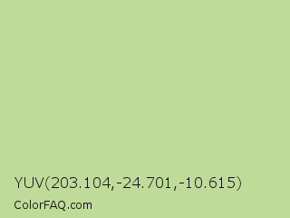 YUV 203.104,-24.701,-10.615 Color Image