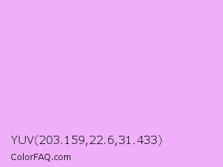 YUV 203.159,22.6,31.433 Color Image