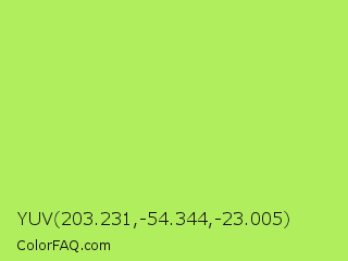 YUV 203.231,-54.344,-23.005 Color Image