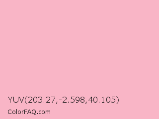 YUV 203.27,-2.598,40.105 Color Image
