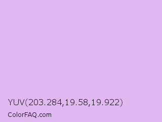 YUV 203.284,19.58,19.922 Color Image