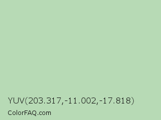 YUV 203.317,-11.002,-17.818 Color Image