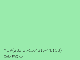 YUV 203.3,-15.431,-44.113 Color Image