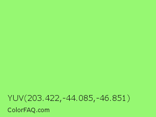 YUV 203.422,-44.085,-46.851 Color Image