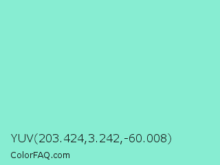 YUV 203.424,3.242,-60.008 Color Image