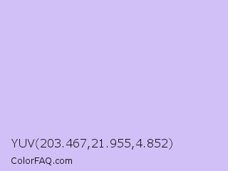 YUV 203.467,21.955,4.852 Color Image