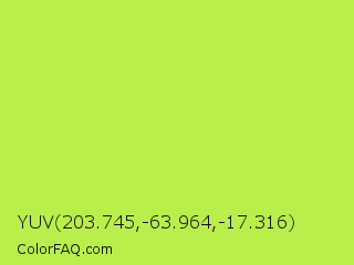 YUV 203.745,-63.964,-17.316 Color Image