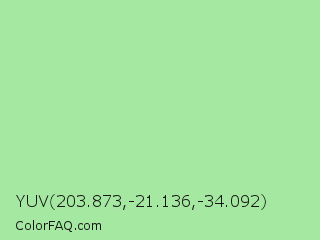 YUV 203.873,-21.136,-34.092 Color Image