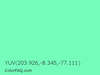 YUV 203.926,-8.345,-77.111 Color Image
