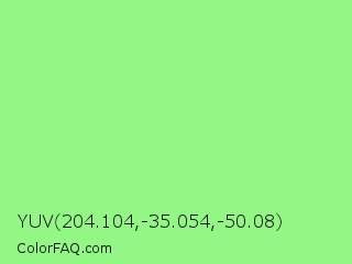 YUV 204.104,-35.054,-50.08 Color Image
