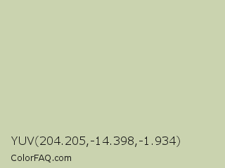 YUV 204.205,-14.398,-1.934 Color Image
