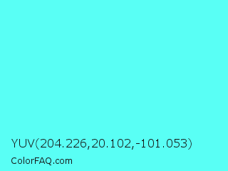 YUV 204.226,20.102,-101.053 Color Image