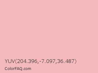 YUV 204.396,-7.097,36.487 Color Image