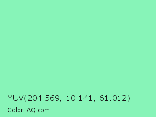 YUV 204.569,-10.141,-61.012 Color Image