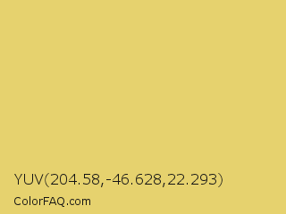 YUV 204.58,-46.628,22.293 Color Image
