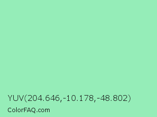YUV 204.646,-10.178,-48.802 Color Image