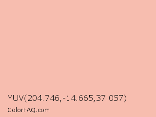 YUV 204.746,-14.665,37.057 Color Image