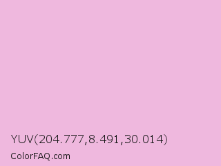 YUV 204.777,8.491,30.014 Color Image