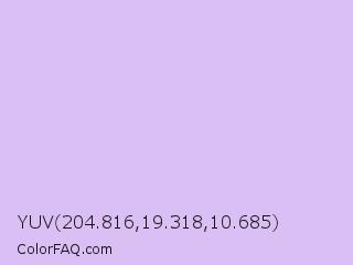 YUV 204.816,19.318,10.685 Color Image