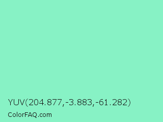 YUV 204.877,-3.883,-61.282 Color Image