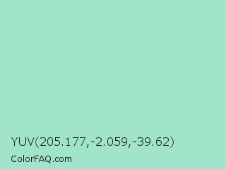 YUV 205.177,-2.059,-39.62 Color Image