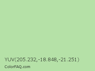 YUV 205.232,-18.848,-21.251 Color Image