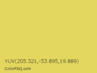 YUV 205.321,-53.895,19.889 Color Image
