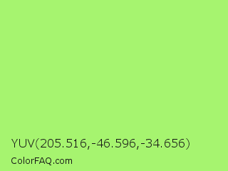 YUV 205.516,-46.596,-34.656 Color Image