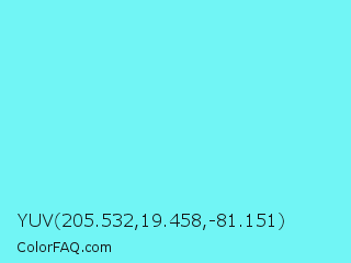 YUV 205.532,19.458,-81.151 Color Image