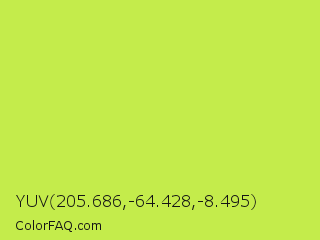 YUV 205.686,-64.428,-8.495 Color Image