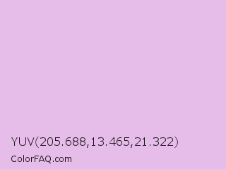 YUV 205.688,13.465,21.322 Color Image