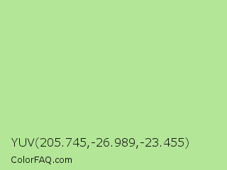 YUV 205.745,-26.989,-23.455 Color Image