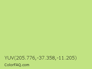 YUV 205.776,-37.358,-11.205 Color Image