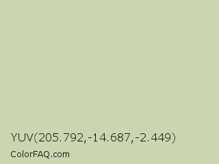 YUV 205.792,-14.687,-2.449 Color Image