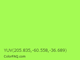 YUV 205.835,-60.558,-36.689 Color Image