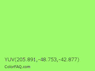 YUV 205.891,-48.753,-42.877 Color Image