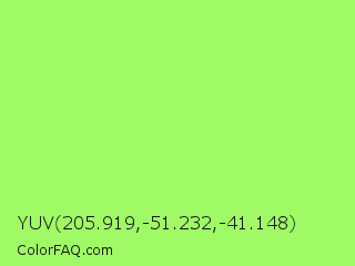 YUV 205.919,-51.232,-41.148 Color Image