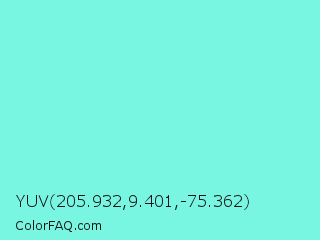 YUV 205.932,9.401,-75.362 Color Image