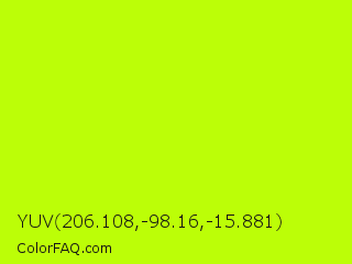 YUV 206.108,-98.16,-15.881 Color Image