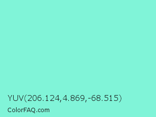 YUV 206.124,4.869,-68.515 Color Image
