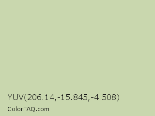 YUV 206.14,-15.845,-4.508 Color Image