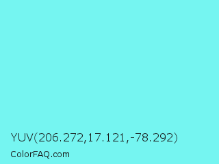 YUV 206.272,17.121,-78.292 Color Image