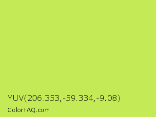 YUV 206.353,-59.334,-9.08 Color Image