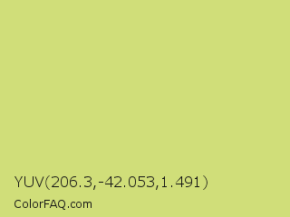 YUV 206.3,-42.053,1.491 Color Image