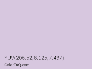 YUV 206.52,8.125,7.437 Color Image