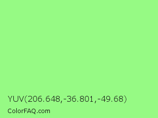 YUV 206.648,-36.801,-49.68 Color Image
