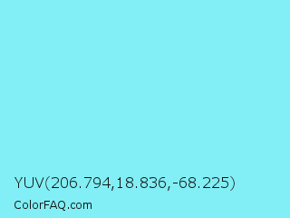 YUV 206.794,18.836,-68.225 Color Image