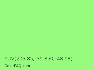 YUV 206.85,-39.859,-48.98 Color Image