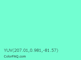 YUV 207.01,0.981,-81.57 Color Image