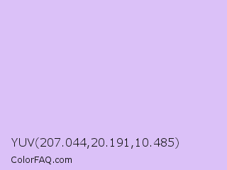 YUV 207.044,20.191,10.485 Color Image